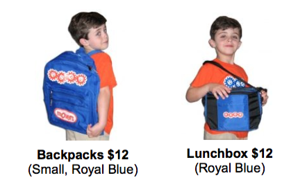 Imagination Movers Backpacks are SOLD OUT