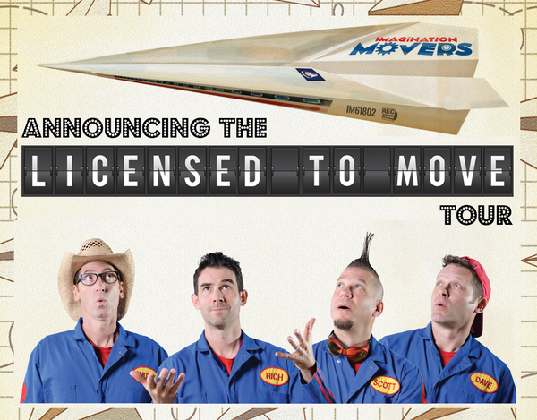 The Imagination Movers are returning to Atlantic Canada!