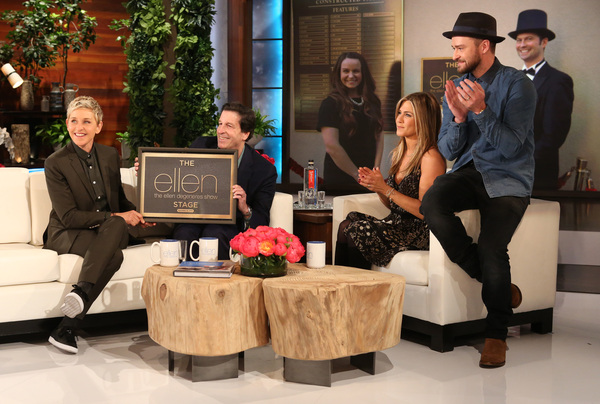 JT Surprises Ellen on her 2000th Show!
