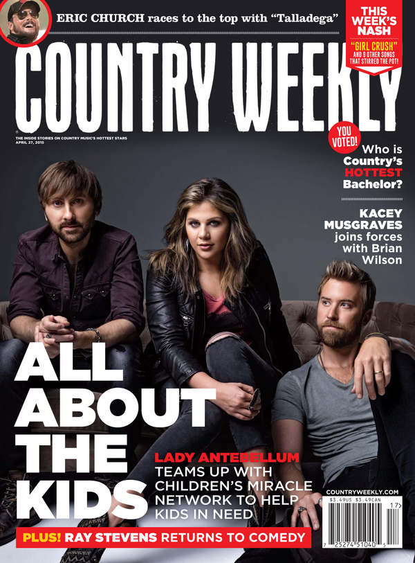 Lady A on Country Weekly Cover for Work with Children's Miracle Network
