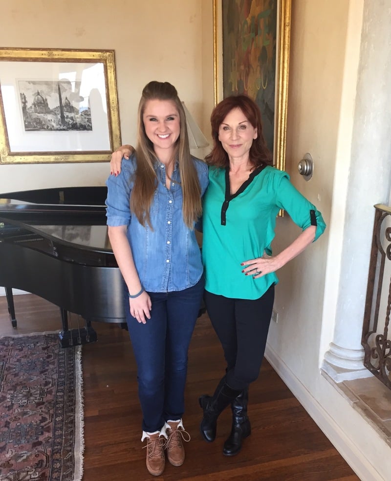 REALLY FUN VISIT WITH MARILU HENNER TODAY!