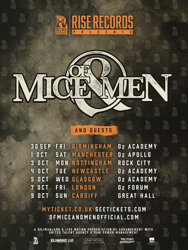 Of mice and men tour dates