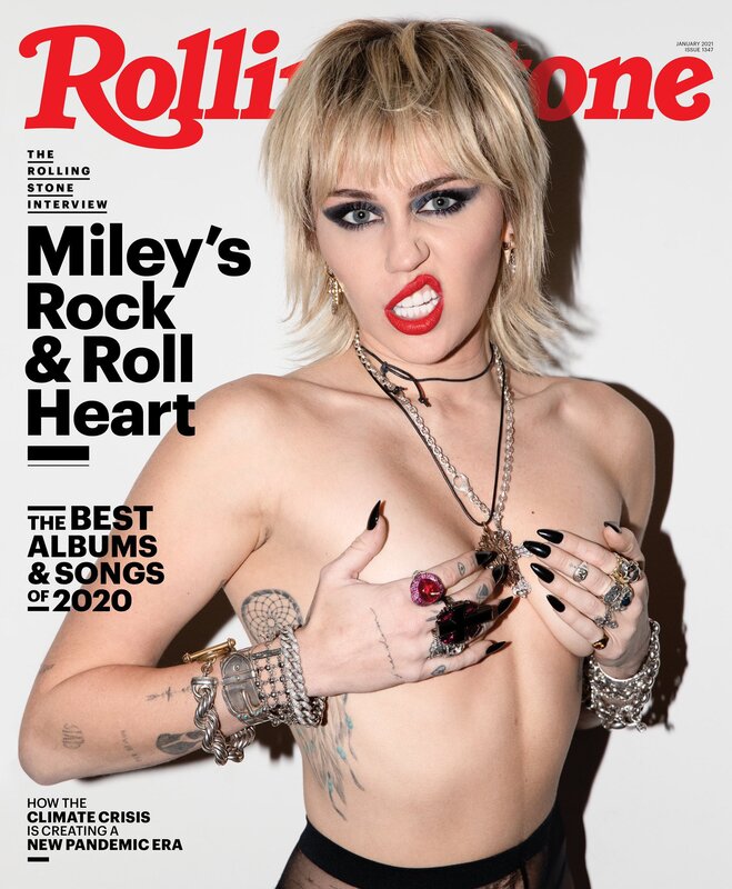Miley Feature in Rolling Stone