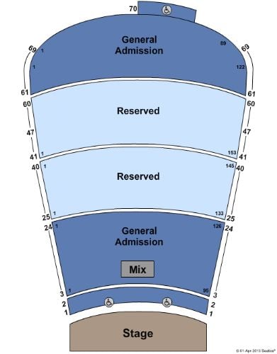 Red Rocks Concert Seating Chart