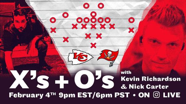 Xs + Os: Join Nick + Kevin For A Super Bowl Chat Live!