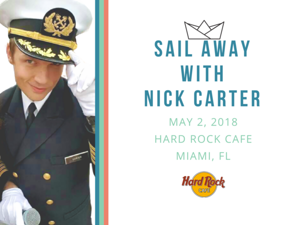 JUST ANNOUNCED: Sail Away With Nick Carter Special Event