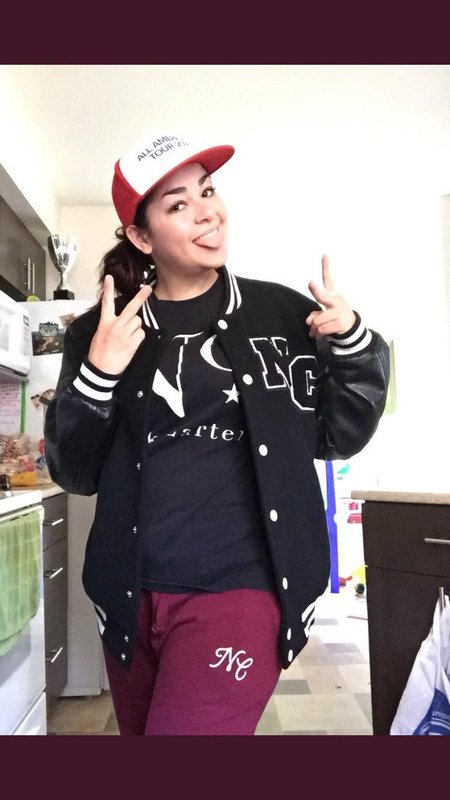 "I think this speaks for itself. I especially love the #NCVarsityJacket it is so comfortable and great for the spring/fall weather here in Canada. And thoses #swet pants are a MUST!" - Anne