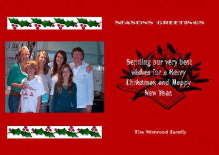 Seasons Greetings From the Winwood Family