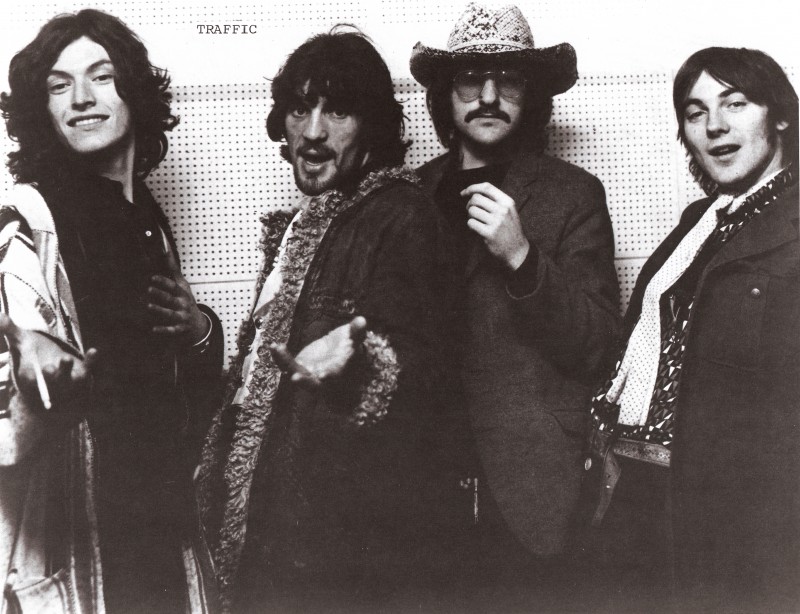 Traffic (L to R): Steve Winwood, Jim Capaldi, Dave Mason, and Chris Wood circa 1969