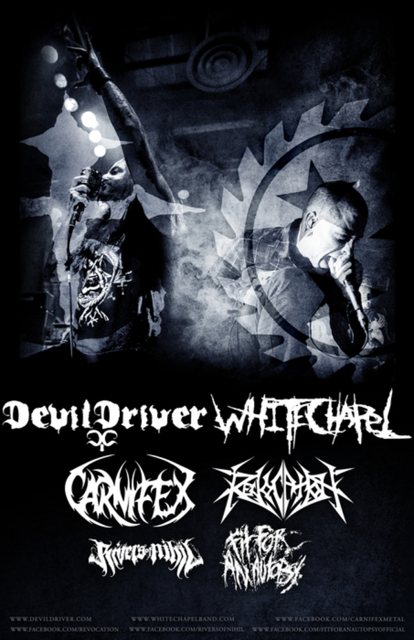Whitechapel Announces Co-Headline Tour With DevilDriver!