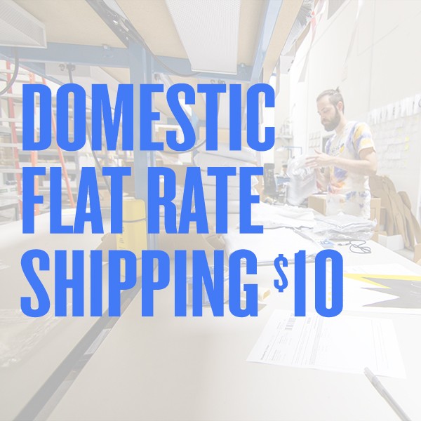 $10 Flat Rate Domestic Shipping