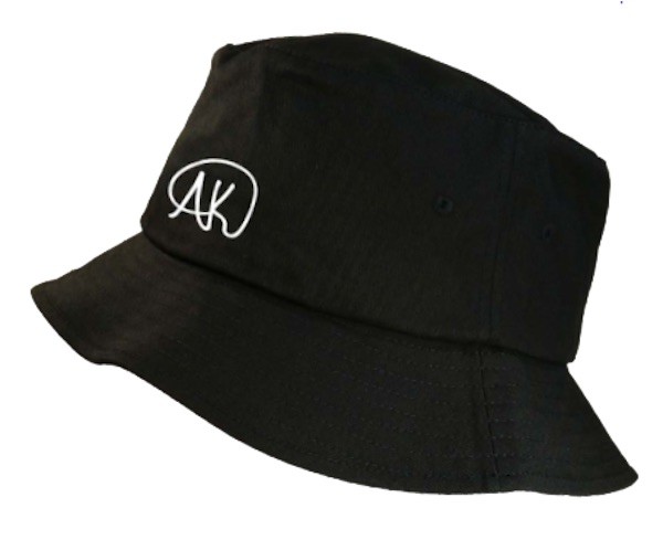 AK Logo Bucket Hat - Black