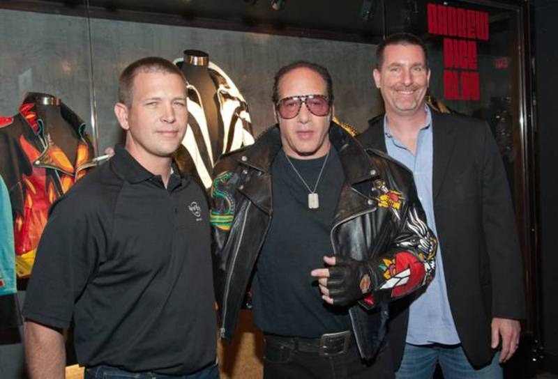 Photos: Andrew Dice Clay unveils memorabilia display at Hard Rock Hotel