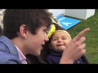Austin and a baby!