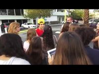 Austin with Fans