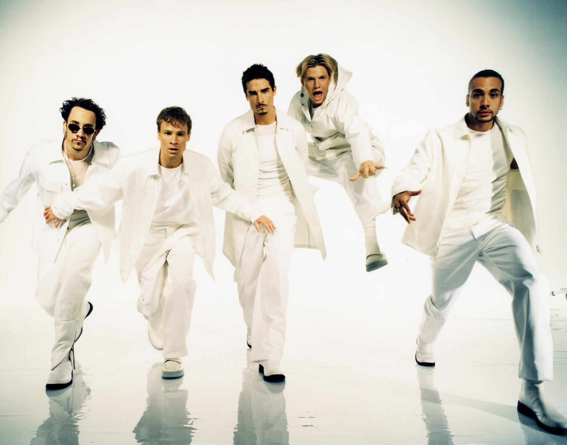 backstreet boys white shirts.