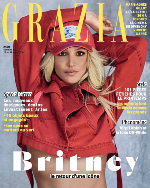 Britney Spears On The Cover of GRAZIA