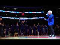 Cyndi Lauper sings the National Anthem - 2014