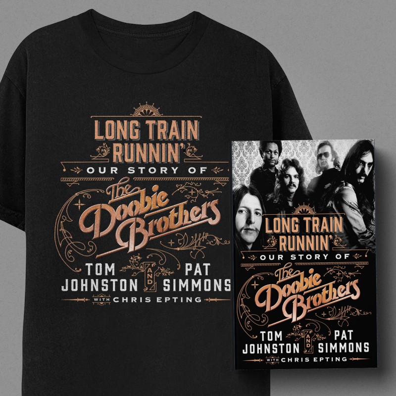 Long Train Runnin' Book + Shirt Bundle image