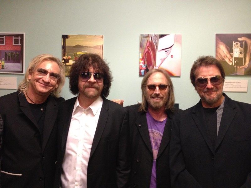 Hanging with my pals at Jeff Lynne's documentary screening at the Grammy museum