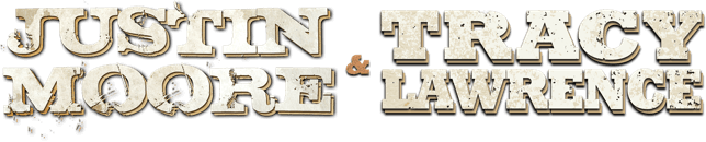 Justin Moore and Tracy Lawrence Logo
