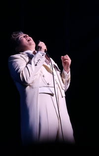 k.d. lang sings Surprise Encore Performance on Broadway for Charity