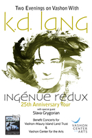 k.d. lang to perform at fundraiser concerts on Vashon Island