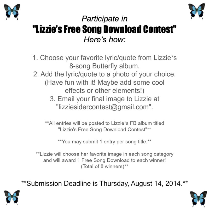 LIZZIE’S FREE SONG DOWNLOAD CONTEST
