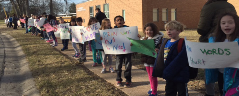 LIZZIE WILL VISIT OLD BONHOMME ELEMENTARY SCHOOL TO HONOR STUDENTS FOR TAKING  A STAND AGAINST HATE