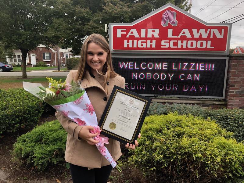 October 29, 2018 proclaimed Lizzie Sider Day in Fair Lawn, NJ! 