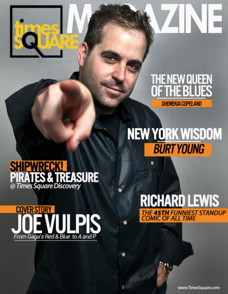 JOE VULPIS IN TIMES SQUARE MAGAZINE