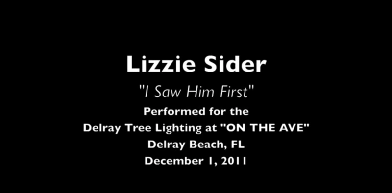 I SAW HIM FIRST - LIVE, ON THE AVE, AT THE DELRAY TREE LIGHTING 