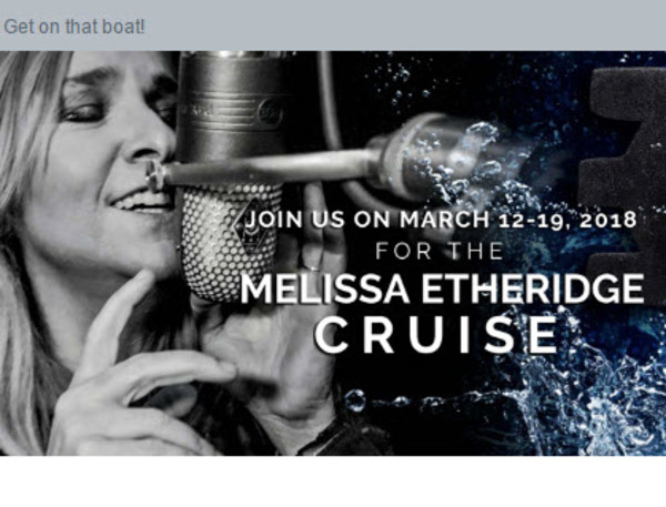 Cruise With Melissa in 2018!