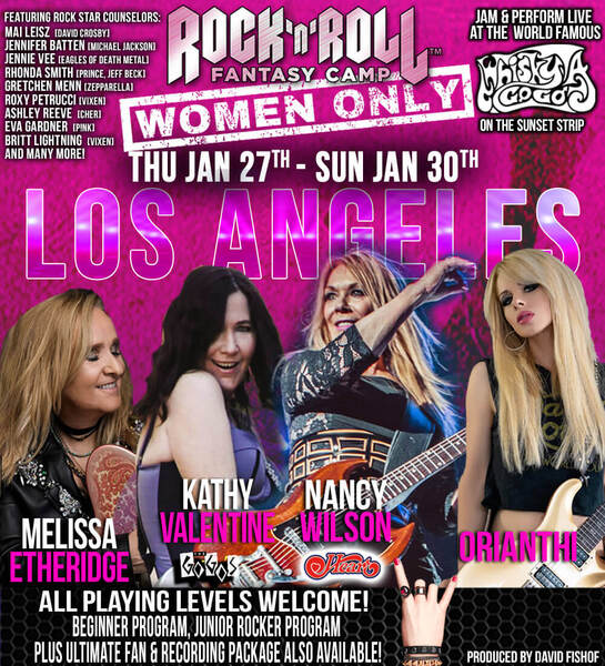Rock ‘n’ Roll Fantasy Camp Announces The First EVER Women Only Camp