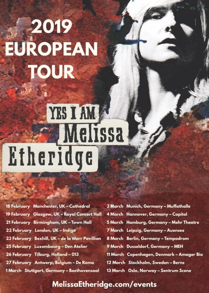 Melissa Returns to Europe for 25 Anniversary Tour