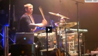 Nick Rocking Out on Drums in Munich!