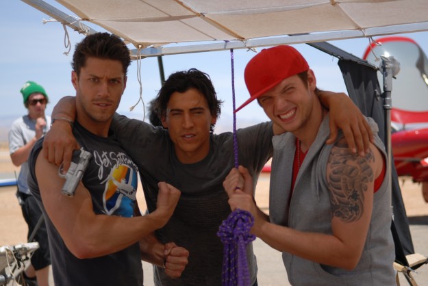 Brandon Quinn, Andrew Keegan, and me. I wouldn't mess with us.
