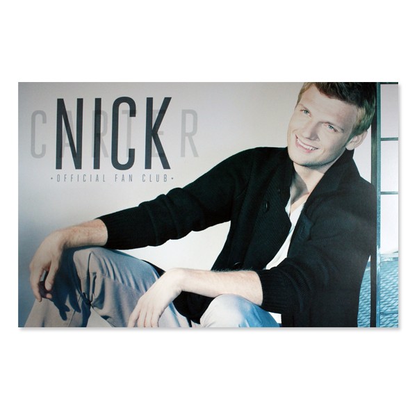 Nick Carter Official Fan Club Tour Poster