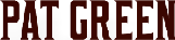 Pat Green Logo