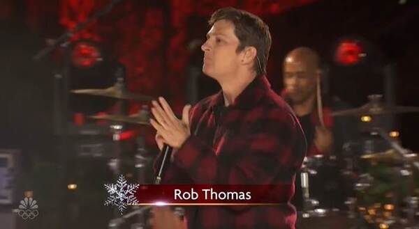 IN CASE YOU MISSED IT: ROB THOMAS AT THE ROCKEFELLER CENTER TREE LIGHTING