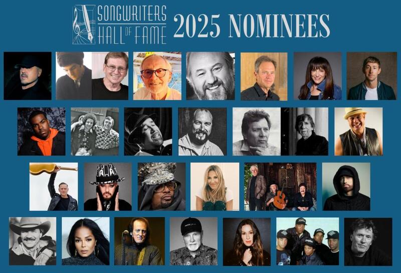 2025 Songwriters Hall of Fame Nomination