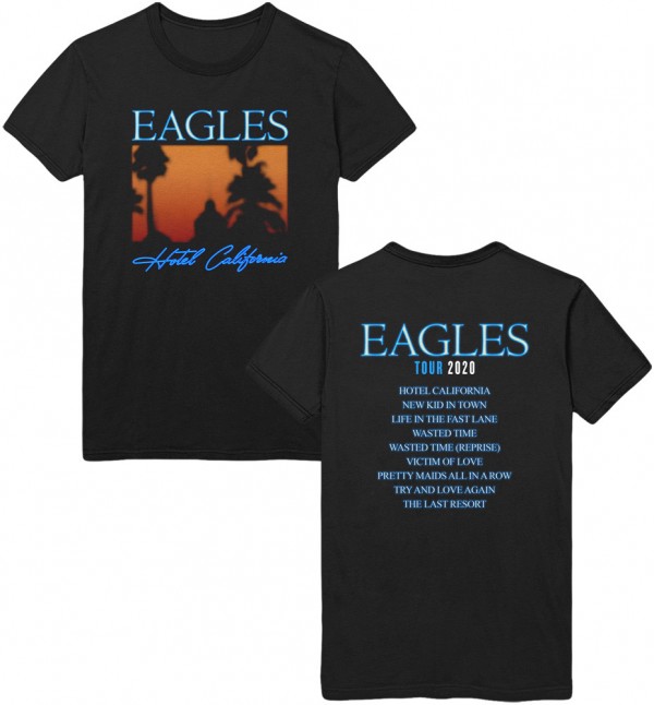 eagles hotel california tour t shirt