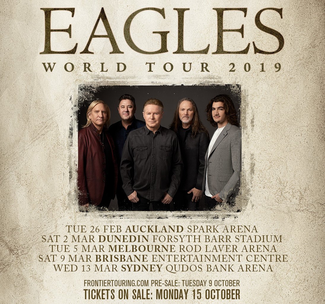 eagles world tour