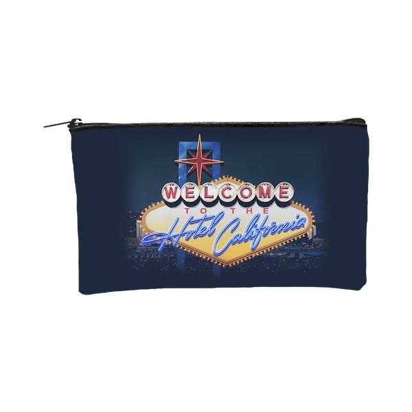 Las Vegas Hotel California Zippered Pouch