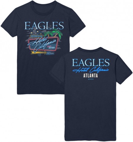 Eagles largo plazo Tour Béisbol Tee Camiseta Manga Larga