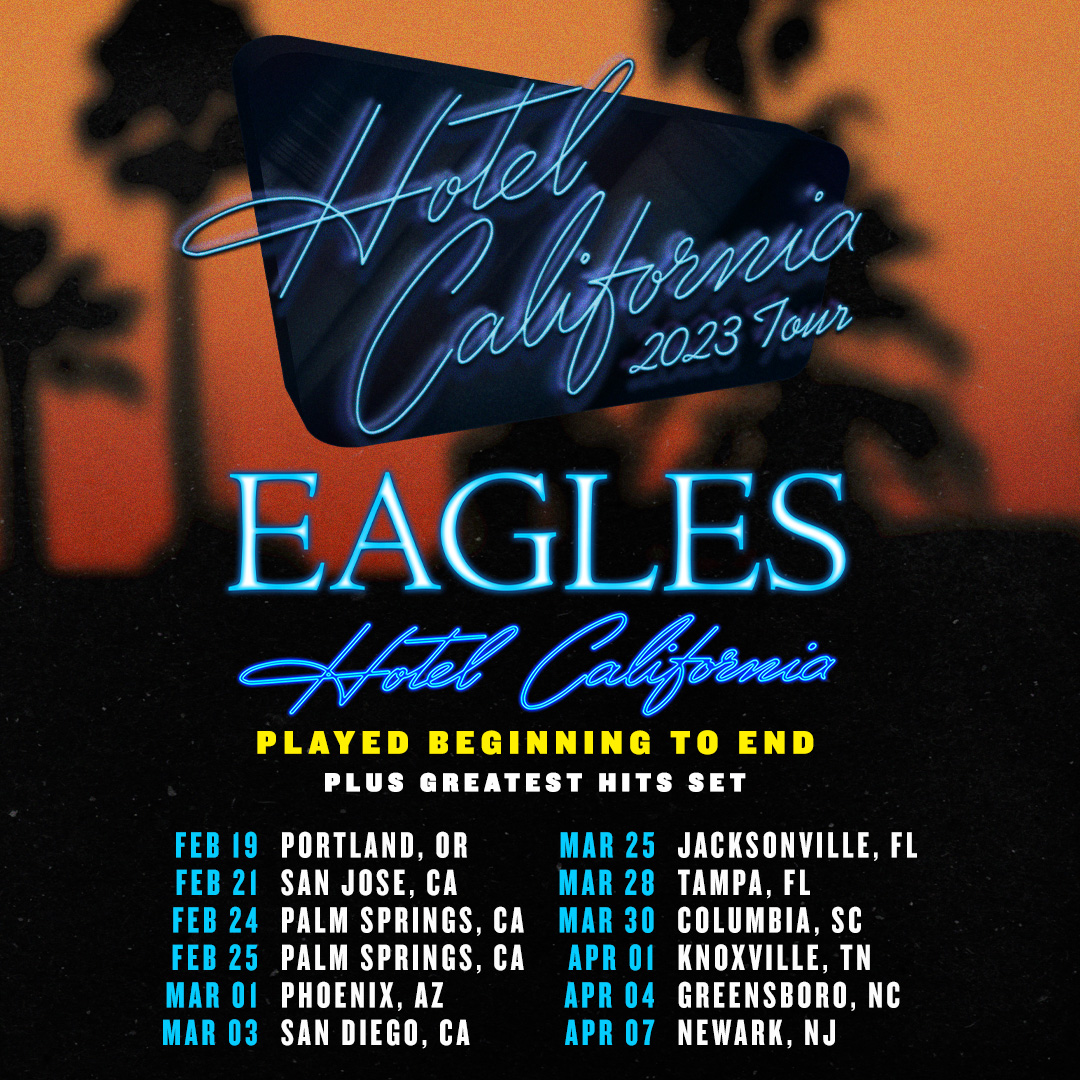 eagles tour song list 2023