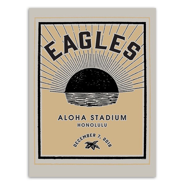 Eagles Aloha Stadium Honolulu Poster